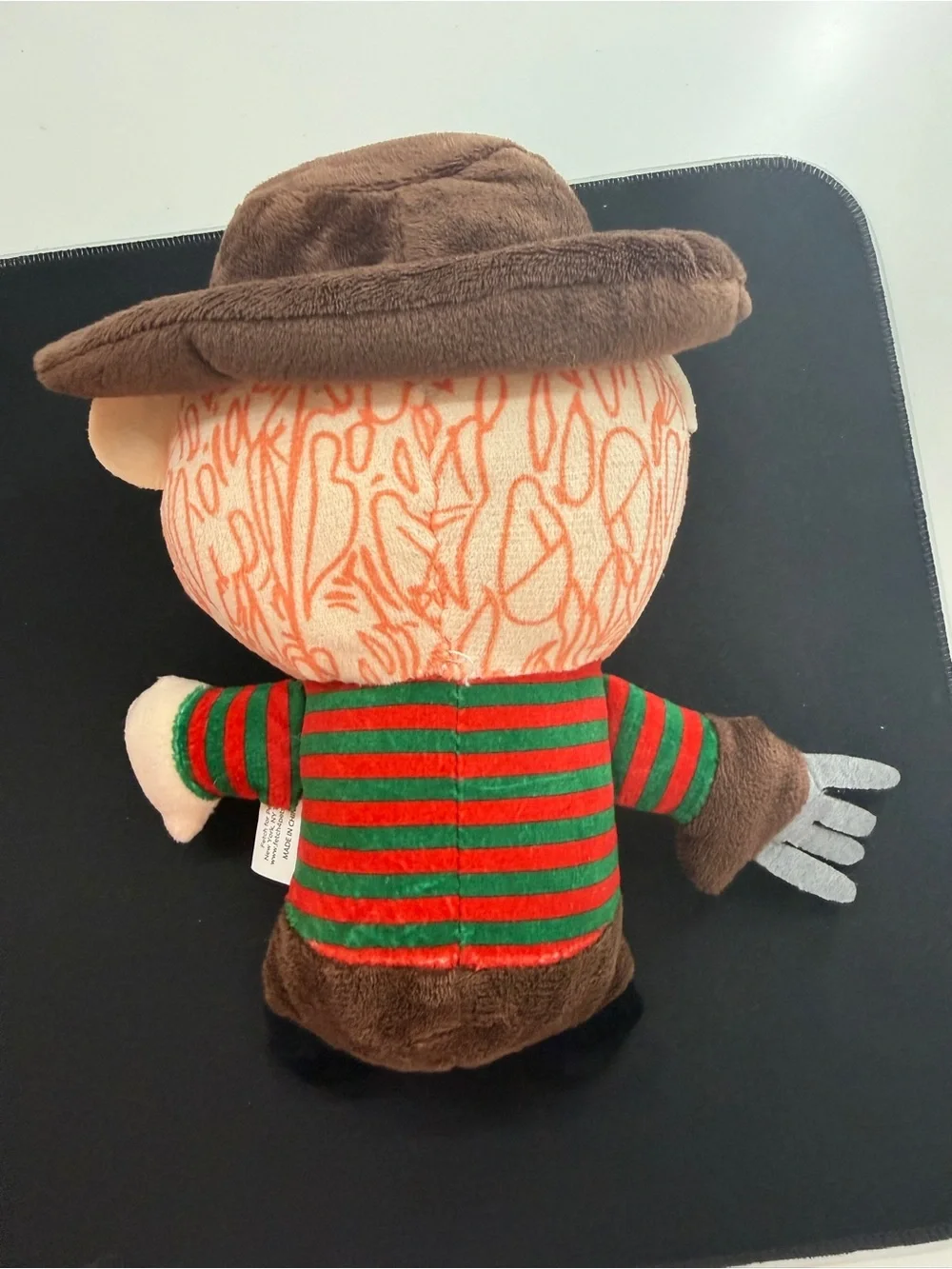 Nightmare On Elm Street Plush Toy Freddy Krueger Squeaky Dog NWOT 9”